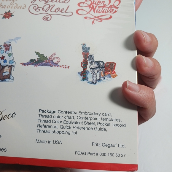 Studio Bernina Artista Embroidery Card Designs Christmas Carol Endres Bernette - Picture 5 of 9